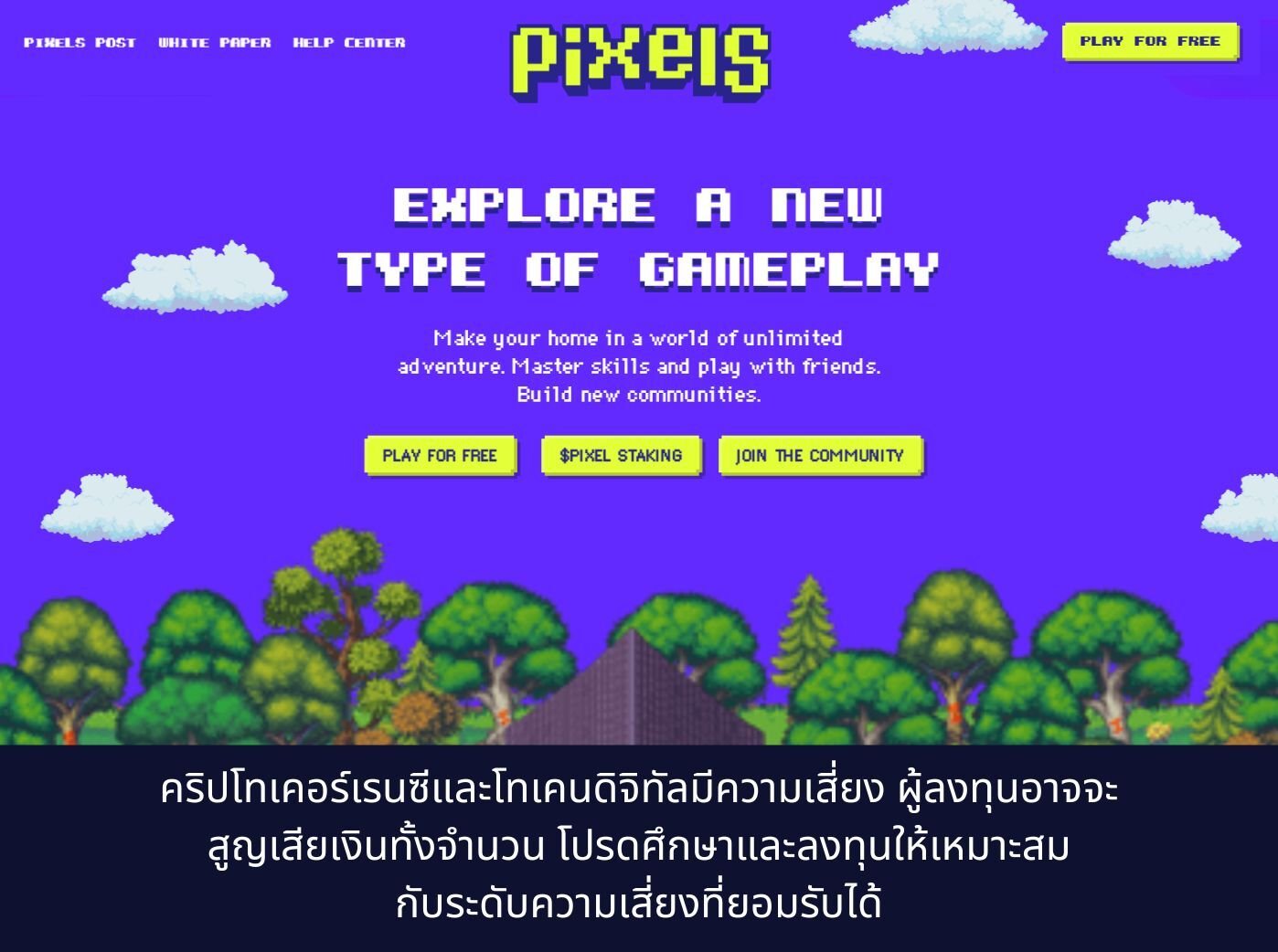 Pixels A New Type of Game