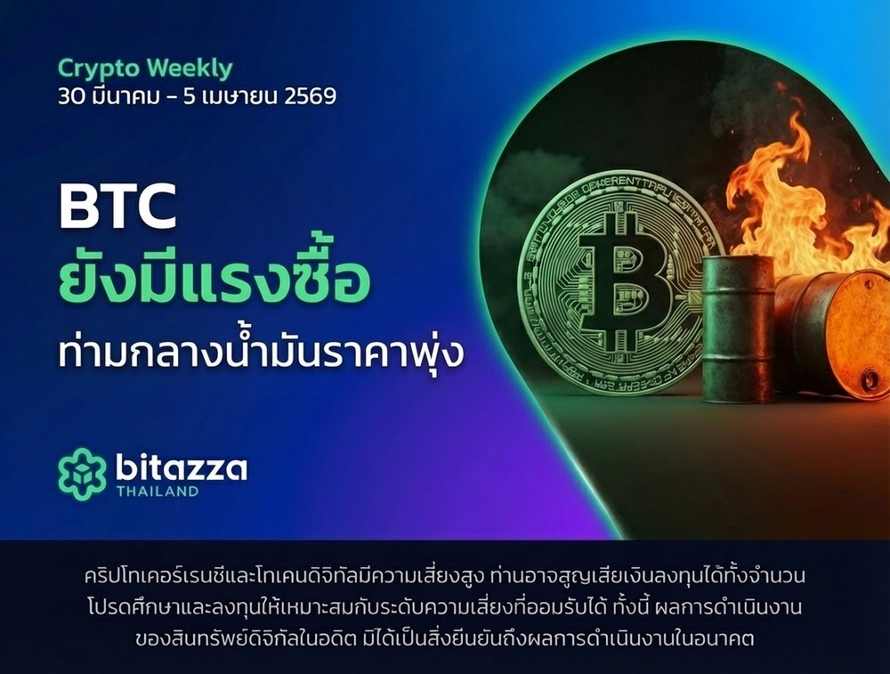 BTC ยังมีแรงซื้อ ท่ามกลางน้ำมันราคาพุ่ง
