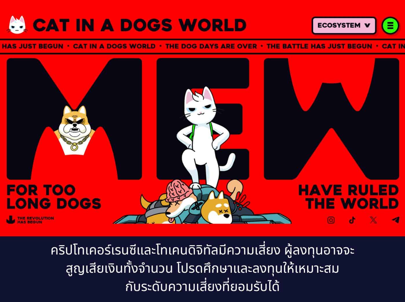 cat in a dogs world (MEW)