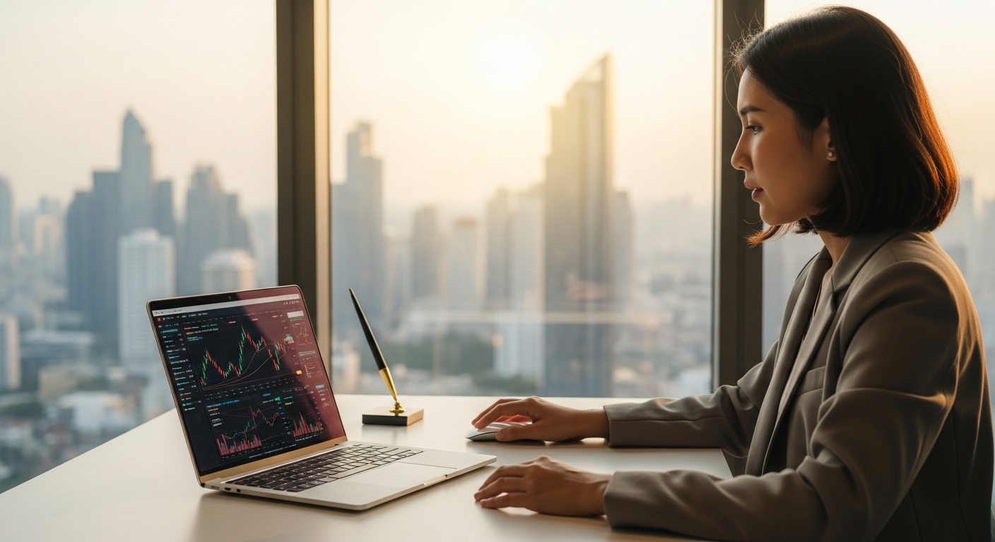 นักลงทุนไทยตรวจสอบ Bitcoin ETF และตัวเลือกการซื้อขาย crypto